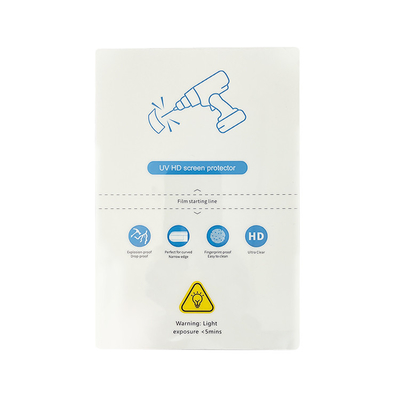1200J 2500J Protector de pantalla de luz UV de vidrio para reloj de teléfono