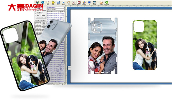 Adhesivo de color Móvil Skin Cutter Impresora Software A3 A4