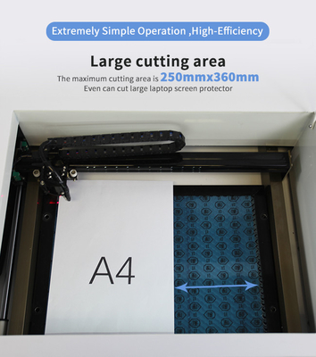 cortadora elegante del laser del protector de la pantalla de 24V 12V para la película del hidrogel de TPU