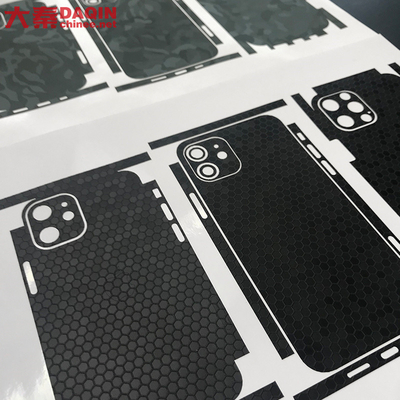 3D Commercial Phone Back Sticker Mobile Skin Cortador e impresora en línea
