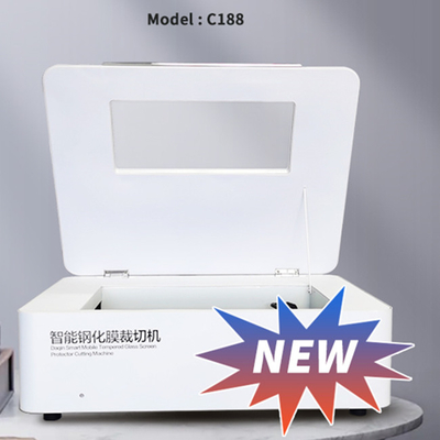 cortadora del laser de la refrigeración por agua del CO2 de 40w Daqin para el protector de pantalla móvil