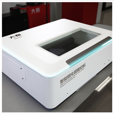 Cortadora moderada nana 50W del laser del protector de cristal de la pantalla de Daqin con el grabado