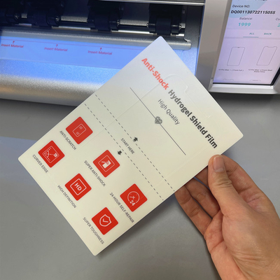 Cortadora colorida de encargo del protector de pantalla del hidrogel de TPU para la impresión de la etiqueta engomada