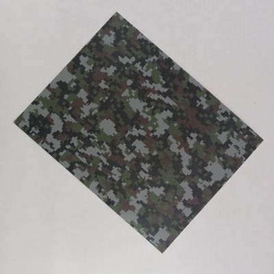 Piel removible del vinilo del aire de Macbook del camuflaje de la fibra de carbono para el ordenador portátil