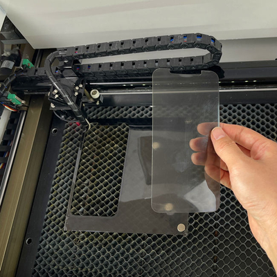 Grabado moderado móvil de la cortadora del laser de Daqin del vidrio