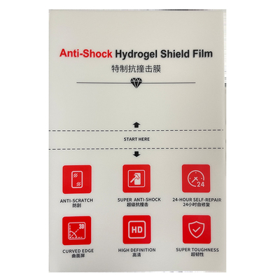 Máquina de la película del hidrogel del protector de la pantalla del corte de la piel de la contraportada del PVC