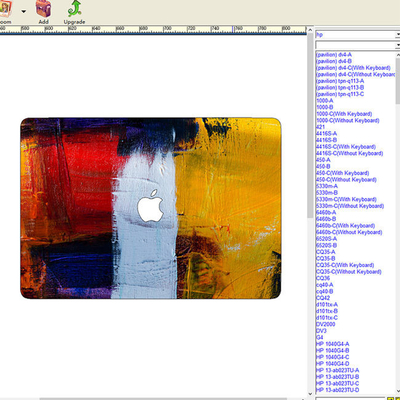 Daqin Full Body Screen Guard Laptop Skin que hace el software de la máquina ODM