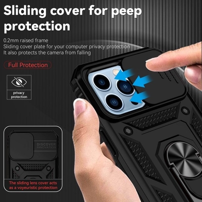 Caja del teléfono de TPU de las ideas del negocio de los accesorios móviles de DAQIN con la gravedad anti del sostenedor