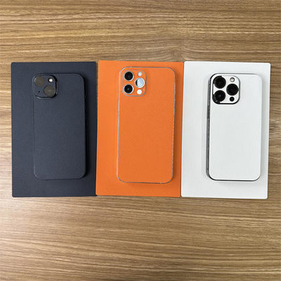Cortadora de cuero texturizada de la piel del teléfono para el protector de la piel y de la pantalla que hace negocio