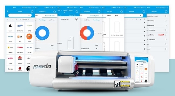 Cortadora de la película del hidrogel de Idskin del teléfono móvil en pequeña empresa