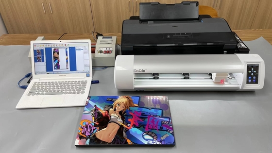 Máquina para fabricar pegatinas y pieles de vinilo para portátiles Daqin CE