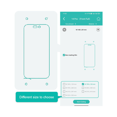 Idskin Screen Protector Cutter Stable Easy para la película protectora del teléfono móvil