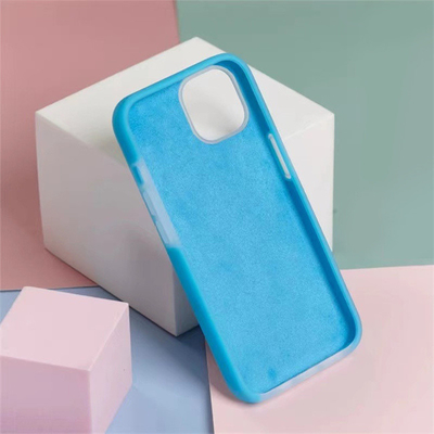 Contraportada a prueba de choques móvil Jelly Liquid Silicone Case del teléfono celular para Iphone/14 FAVORABLE max 14/14PRO/13/13PRO