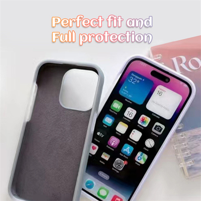 Contraportada a prueba de choques móvil Jelly Liquid Silicone Case del teléfono celular para Iphone/14 FAVORABLE max 14/14PRO/13/13PRO