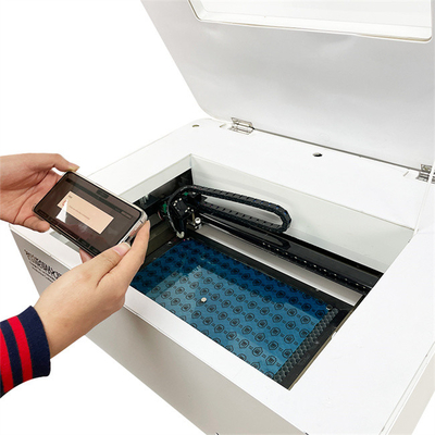 Pequeños negocios en el hogar Corte de nano vidrio Cnc Cutter Acrílico Certificación CE Mini portátil máquina de grabado con láser