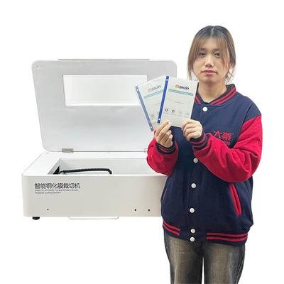 Daqin móvil protector de pantalla de vidrio templado máquina de corte por láser para el último corte mueren y datos gráficos