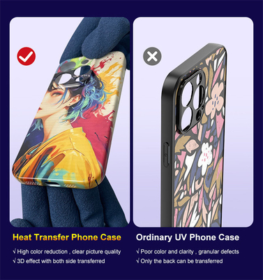 Máquina de impresión de fundas de teléfono de bricolaje Impresión de sublimación personalizada para Iphone 15 13 12 Casas Pro Max