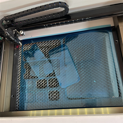 Nano vidrio hidrogel y vinilos Daqin móvil vidrio templado protector de pantalla máquina de corte láser