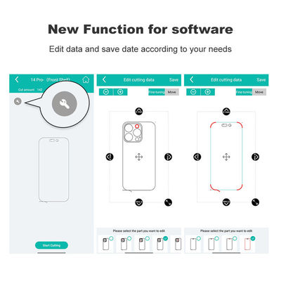 Máquina cortadora de protectores de pantalla para teléfonos inteligentes Daqin IDSKIN de 20 pulgadas, utilizada para protectores de pantalla y películas protectoras de vidrio trasero, funda de teléfono DIY