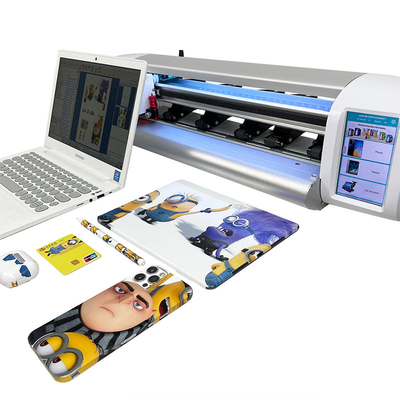 Máquina de fabricación de pegatinas personalizadas para computadoras portátiles Impresora y cortadora de piel para computadoras portátiles con software