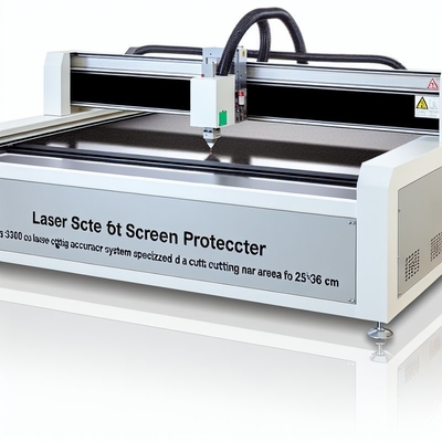 Alta precisión de corte y sistema de corte láser con área de corte de 25*36 CM para protector de pantalla
