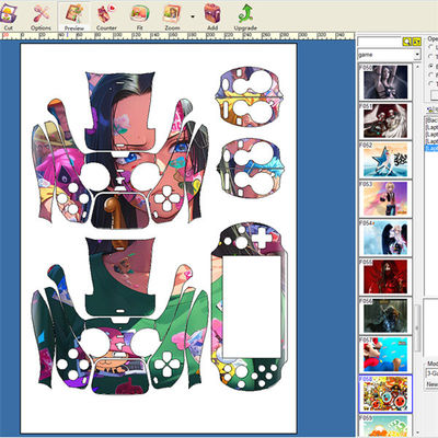 Máquina para hacer pieles de laptop con plantillas y sin límite de corte, compatible con diseños creativos de pieles de laptop